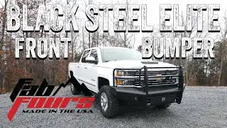 Fab Fours Black Steel Elite Front Bumper