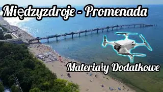 Materiały Dodatkowe - Międzyzdroje Przelot nad Centralną Częścią Promenady. Dron Dji Mini 3