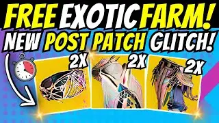 Do FREE Exotic Farm Glitch Before Bungie PATCH! Solo Double CLASS Items! Destiny 2 The Final Shape