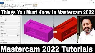 Mastercam 2022 tutorials for beginners |  Mastercam 2022 tutorials | mastercam programming