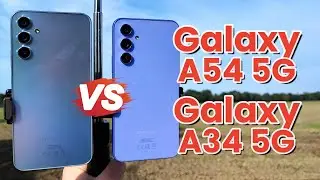 Galaxy A54 5G vs Galaxy A34 5G Camera Comparison 4K UHD Video & Photo
