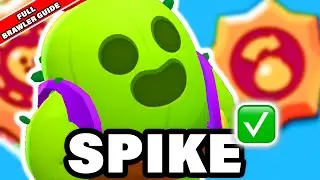 GEWINNEN MIT SPIKE IN BRAWL STARS - FULL BRAWLER GUIDE ᴴᴰ🔥