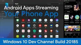 Streaming Android Apps on PC via Your Phone App