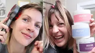 Dying hair with oVertone pink, blue, AND purple!??