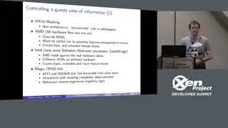 CPUID handling for guests by Andrew Cooper, Citrix