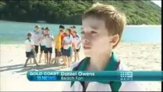 Gold Coast Nine News : Tallebudgera Beach named 