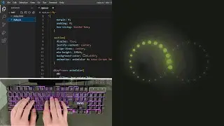 ASMR Programming - Loop Animation Effect using Html CSS - No Talking
