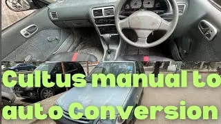 Suzuki Cultus man automatic transmission conversion complete