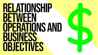 RELATIONSHIP BETWEEN OPERATIONS AND BUSINESS OBJECTIVES [VCE BUSINESS] | Animated Learning by VCEWeb