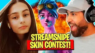 Ich STREAMSNIPE ein Mädchen aus RACHE im SKIN CONTEST bis sie KOMPLETT AUSRASTET und das passierte..