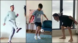 Famous footballers Toilet Paper juggling challenge ft. Marcelo, Felix, Bruno etc. #Part_1