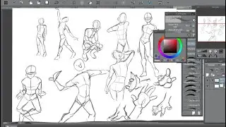 Anatomy studies // speedpaint