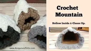 Amigurumi Crochet Mountain Cave Free Pattern
