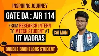 Selected for MTech in Data Science @ IIT Madras | Inspiring Journey | Sai Mani | MindMatrix Learning