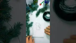 Делаю заготовку под ёлочную игрушку