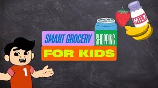 Smart Shopping with Abdullah 🛒 | Easy Grocery Guide for Kids!