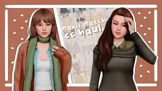 OCTOBER CC HAUL +CC LINKS🤎🍂 | The Sims 4 | CC Finds | Maxis Match