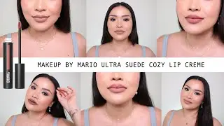 NEW Makeup By Mario ULTRA SUEDE COZY LIP CREME | New Shades Ultra Suede Lip Pencil | BEST SWATCHES