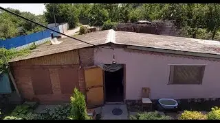 Подключаем домик  по воздуху, натяжка троса.