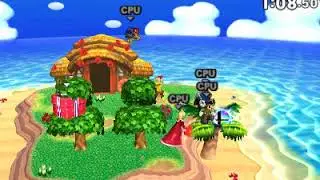 Super Smash Bros 3DS without music: Tortimer Island