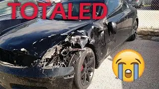 I TOTALED THE G35 *DASHCAM FOOTAGE*