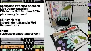 Facebook Live, October 2024 Halloween Spells and Potions Kits in the Mail Assembly plus Honey!