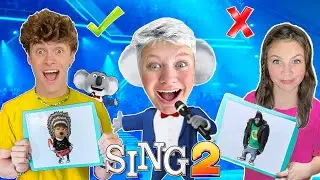 WHO Knows SING 2 Better? Movie Challenge Parody by KJAR Crew! SIS vs BRO