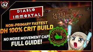 Non-Primary Fastest Demon Hunter Speedfarm 100% Crit Chance BUILDS | Diablo Immortal