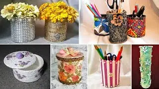 10 ideas crafts from cans. DIY handicrafts