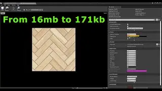 How to reduce texture size in UE4