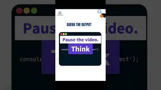 Guess the output#7 | CodeSecret| JavaScript| Coding