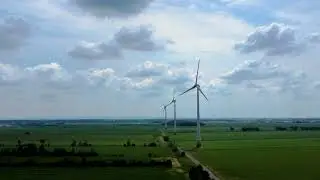 TimeLapse d'éoliennes DJI Mini 2