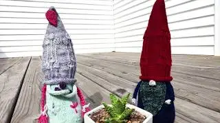 gnome ann and gnome elody try to bring on spring