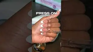 The BEST press-on Routine!?  (No air bubbles) #btartbox #nailtutorial #pressonnails #frenchtipnails