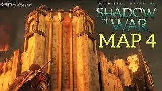 HOW BIG IS THE MAP in Middle-Earth: Shadow of War? Walk Across Map 4