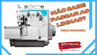 Overlock Jack E3 (Como passar as linhas)