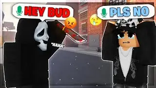 VOICE TROLLING As GHOSTFACE In ROBLOX Da Hood VC 👻
