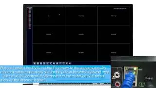 How to connect an IP camera to the DVR SANNCE DE41N DE81N DH81NK