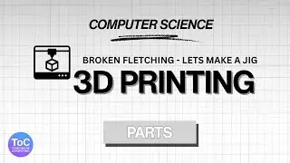 Broken Fletching - 3D Printer to the Rescue- How to 3D print a Fletching Jig #archery