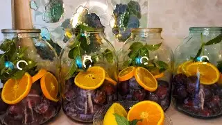 КОМПОТ СЛИВОВОЕ МОХИТО 🍊🍋