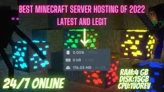How to make a free minecraft server hosting || Best of 2022 || 100%legit 24/7 online ||