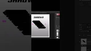 Text Effect Long Shadow photoshop Tutorial in Hindi #shorts #youtubeshorts #photoediting #photoshop