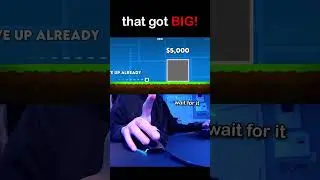 Geometry Dash: Jump Over The Rocks To Win! #shorts