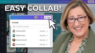 Canva Sharing Tutorial - Collaborate with Teams and Clients