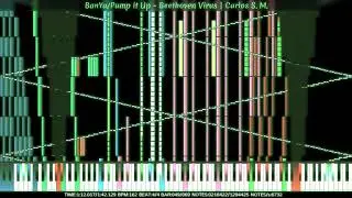[Black MIDI] BanYa/Pump it Up - Beethoven Virus | Carlos S. M. | 1.29 Million Notes