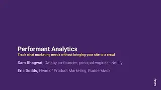 Performant Analytics
