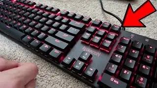 Redragon K589 Shrapnel RGB Backlit Low Profile Wired Mechanical Gaming Keyboard UNBOXING AND REVIEW