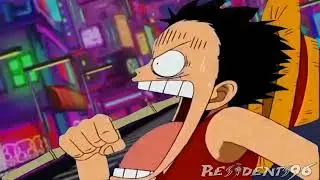Luffy outruns Goku from the Hazbin Hotel