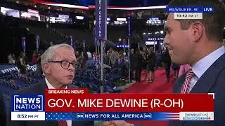 Joe Khalil Interviews Ohio Gov. Mike DeWine at RNC