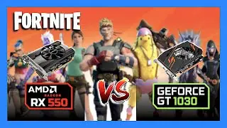 ✅ GT 1030 vs RX 550 en FORTNITE 🚀 Modo Rendimiento 💪🏻 4K, 1440P,  1080P, 720p 💪🏻 ¿Cuál es mejor? 🔥